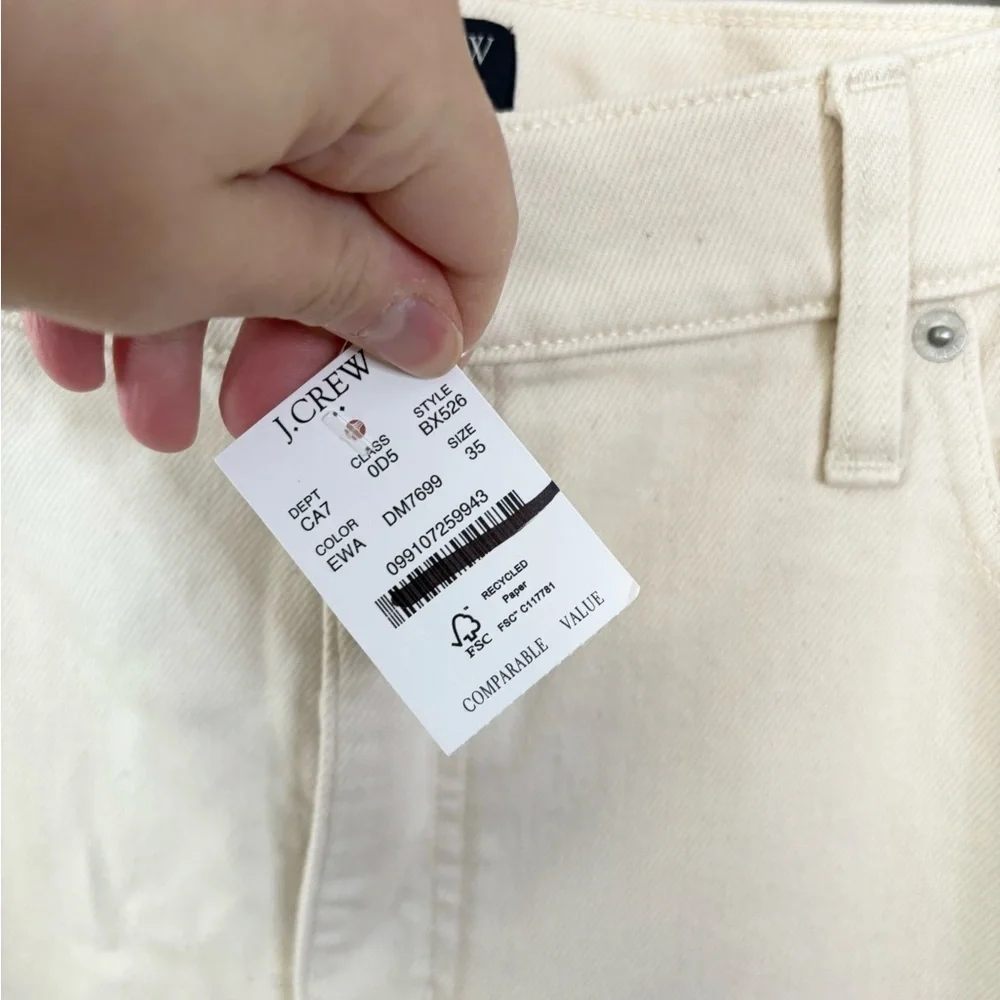 J Crew classic vintage jeans size 35 new straight leg